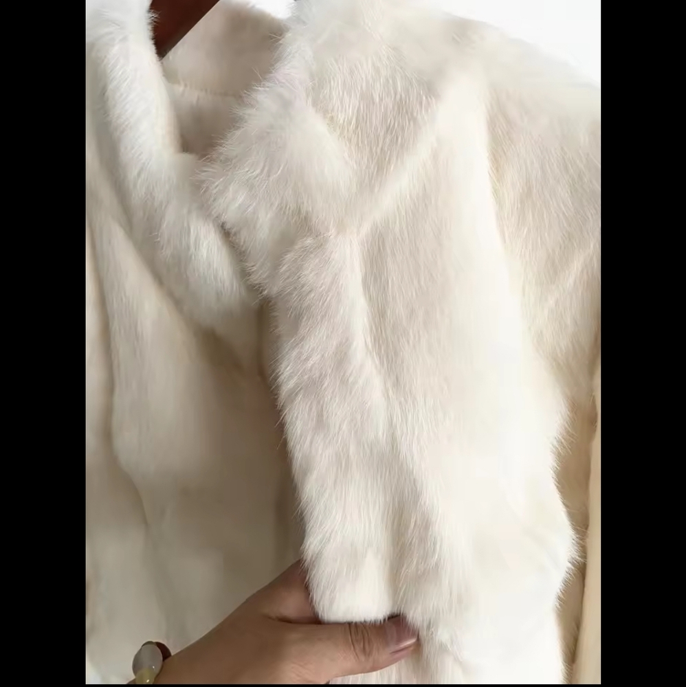 Natural Rabbit Fur Coat Women Winter Jacket Real - Picture 5 of 16